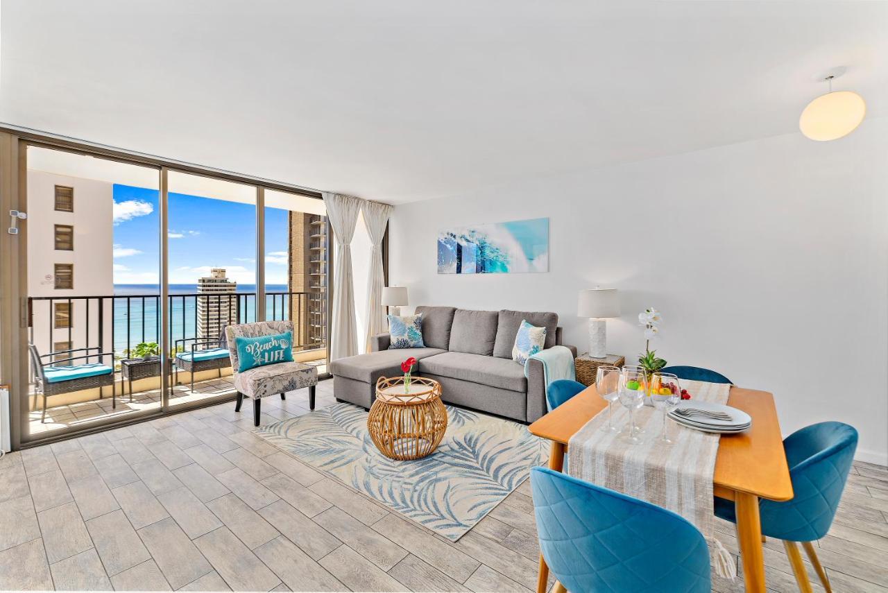 1Br With Great Ocean Views, 1 Block To Waikiki Beach 檀香山 外观 照片
