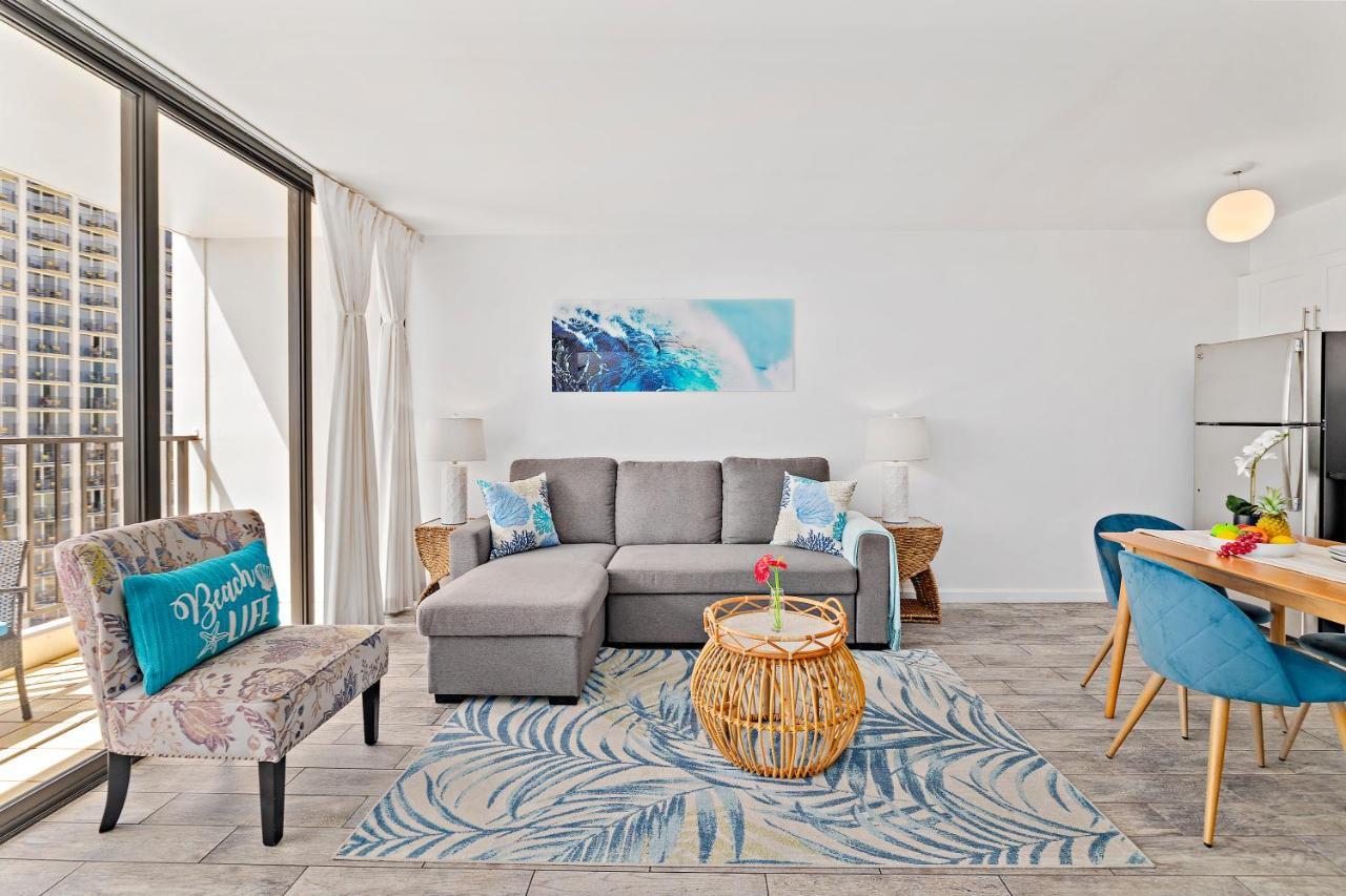 1Br With Great Ocean Views, 1 Block To Waikiki Beach 檀香山 外观 照片