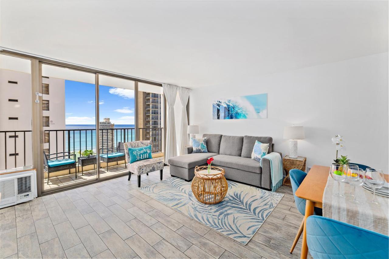 1Br With Great Ocean Views, 1 Block To Waikiki Beach 檀香山 外观 照片