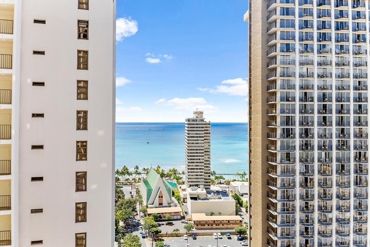1Br With Great Ocean Views, 1 Block To Waikiki Beach 檀香山 外观 照片