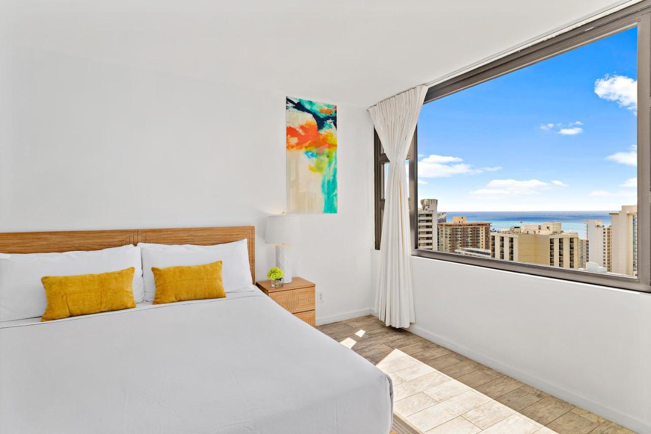 1Br With Great Ocean Views, 1 Block To Waikiki Beach 檀香山 外观 照片