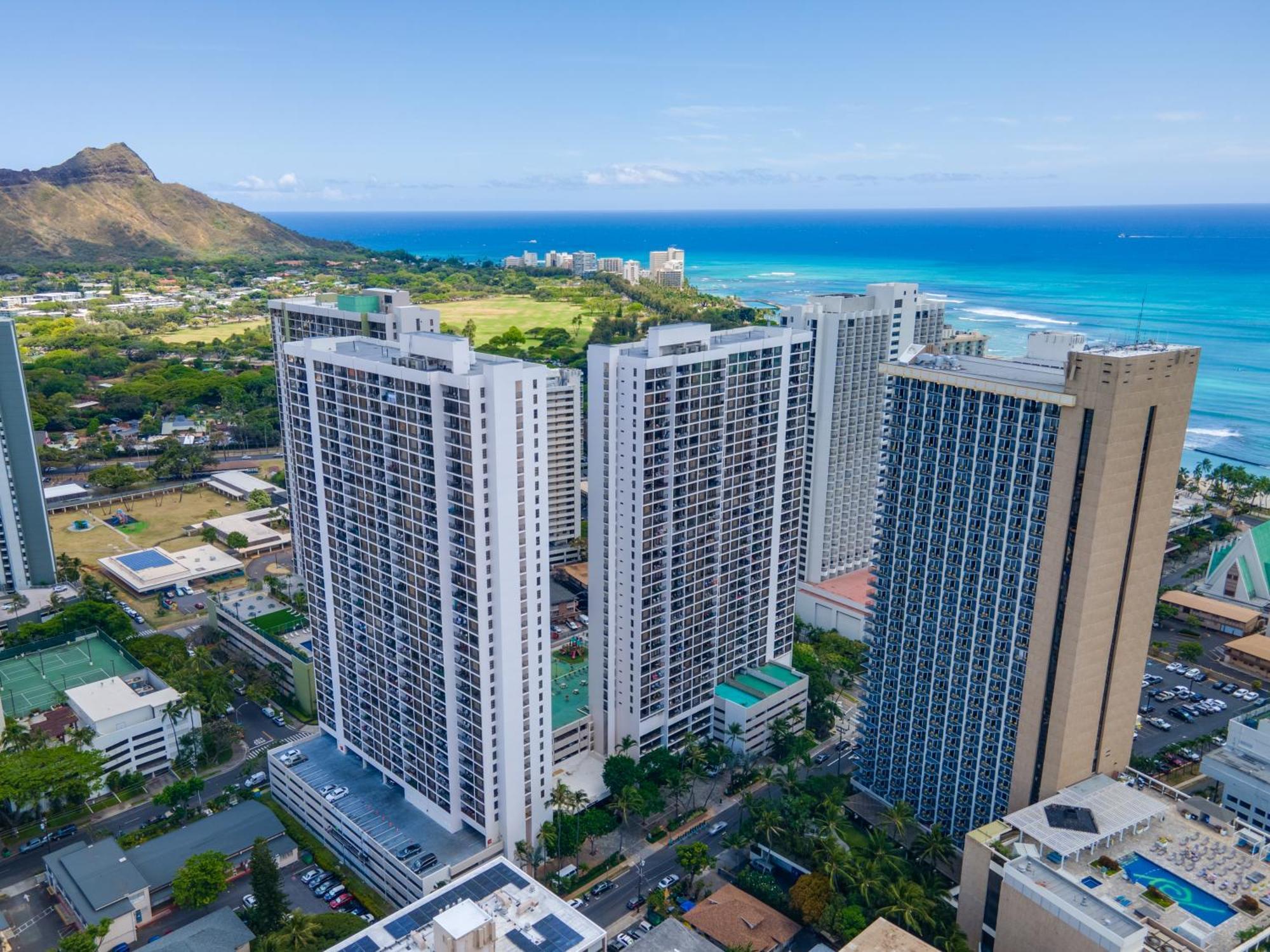 1Br With Great Ocean Views, 1 Block To Waikiki Beach 檀香山 外观 照片