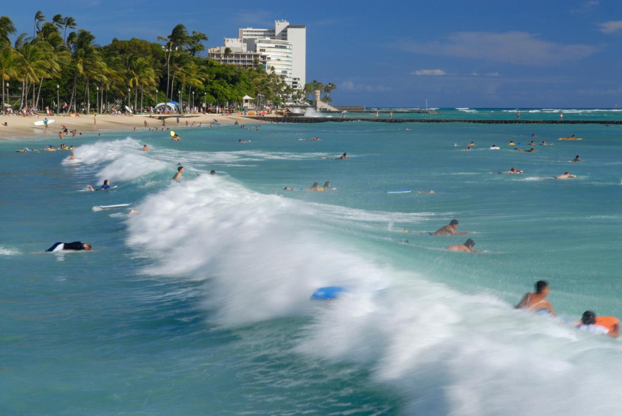 1Br With Great Ocean Views, 1 Block To Waikiki Beach 檀香山 外观 照片